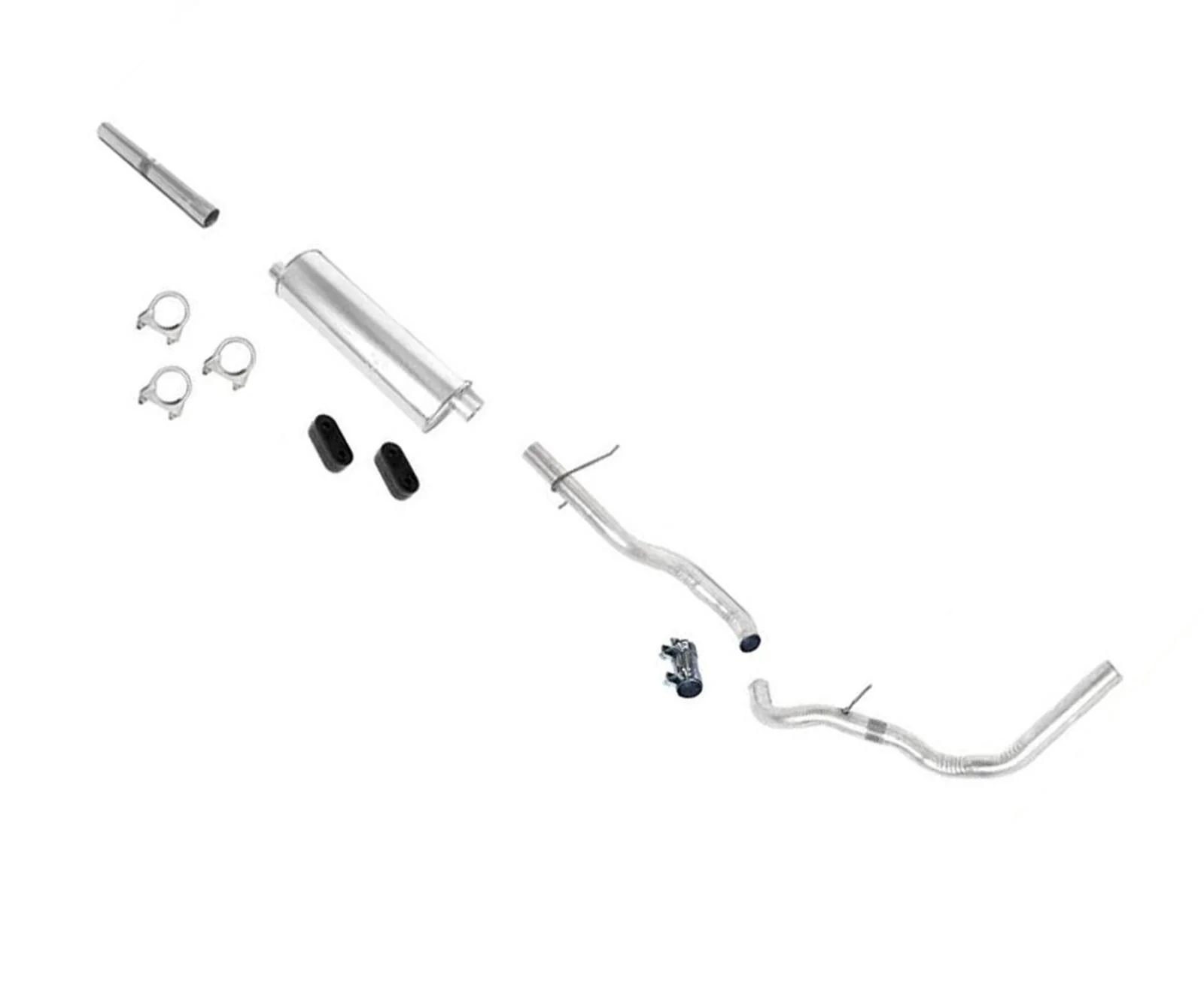 For 1987-1995 Ford Pick Up F150 133 Inch Wheel Base 4.9L Muffler Exhaust System