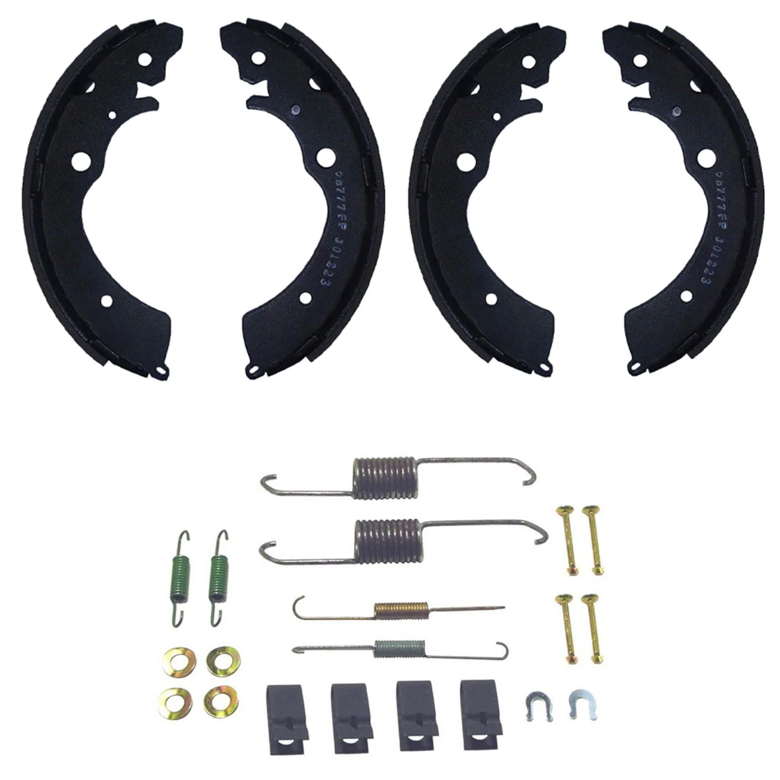 Rear Brake Drums Shoes & Hardware for Honda Accord 1990-2002 Models W/ Rear Drum - Image 3