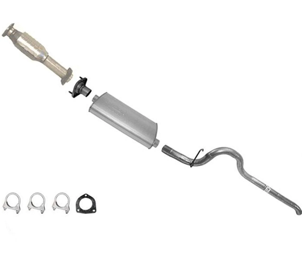 For 2001 Jeep Cherokee 4.0L Lower Under SUV Converter Muffler Exhaust System