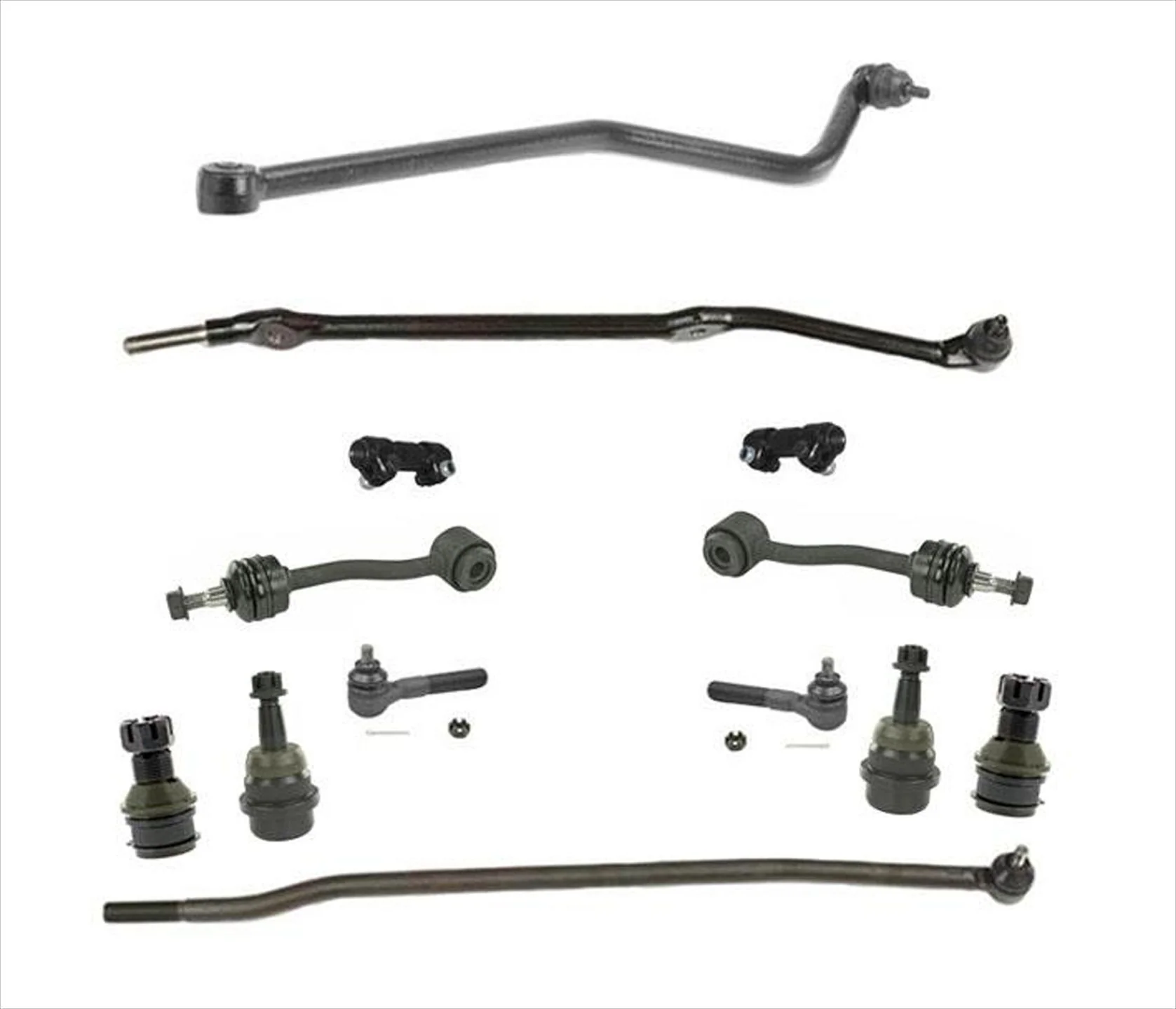 For 93-98 Grand Cherokee V8 Drag Link Tie Rod Rods Track Bar Steering Trac Bar