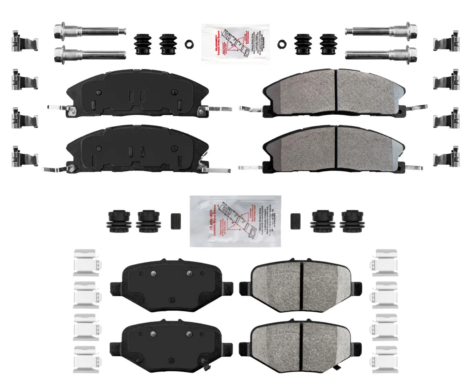 For Ford SHO Police Interceptor Sedan 2013-2019 Semi Metallic Brake Pad Bolts