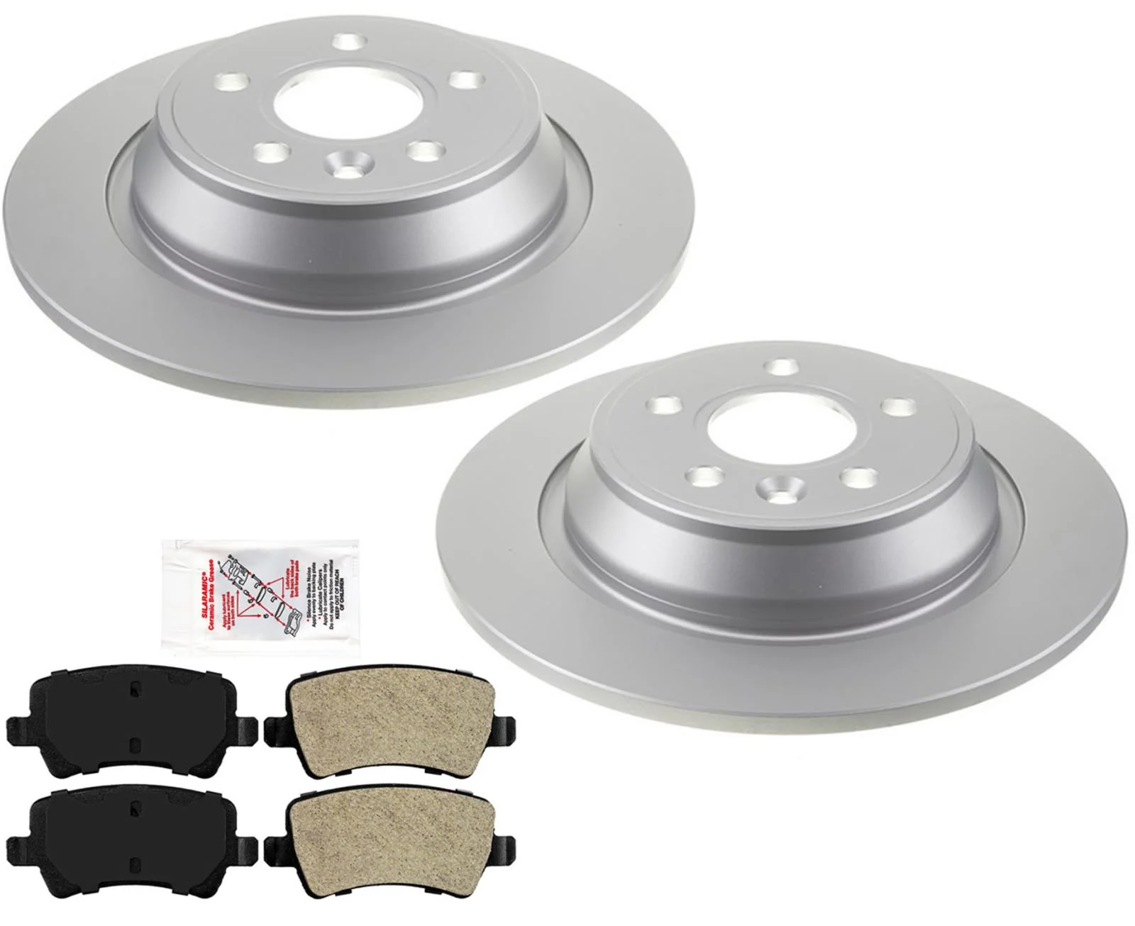 For Land Rover Evoque 2012-2015 Rear Disc Brake Rotors Disc Brake Pads