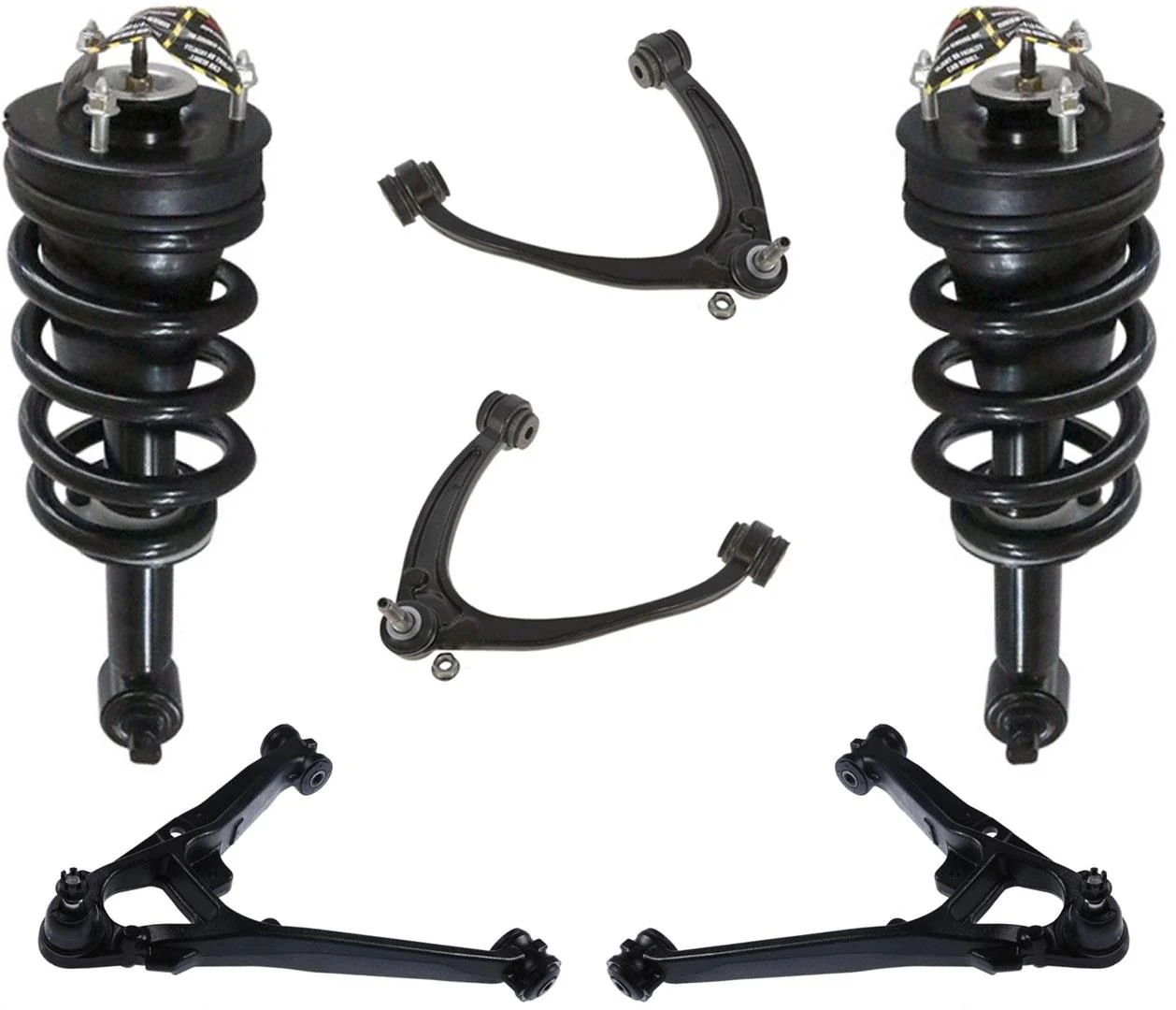Coil Spring Struts Iron Arms For 14-16 Chevrolet Silverado 1500 4 Wheel Drive