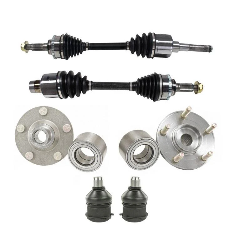 Front Axles Hub Bearings and Ball Joints for Ford Escape Automatic Trans. 01-08
