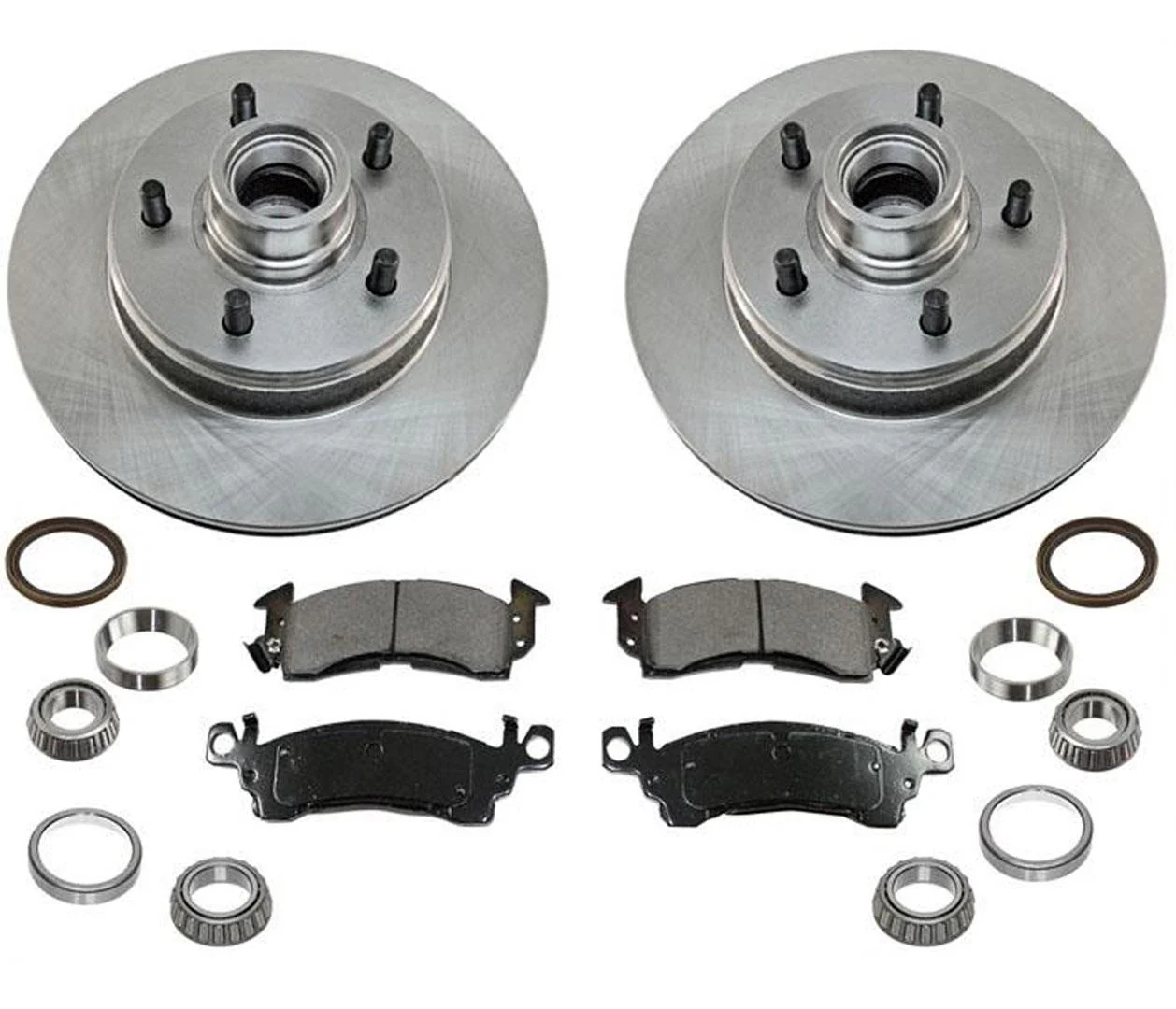Front Brake Rotor Pads Bearings For Chevrolet Astro Van 85-89 Rear Wheel Drive