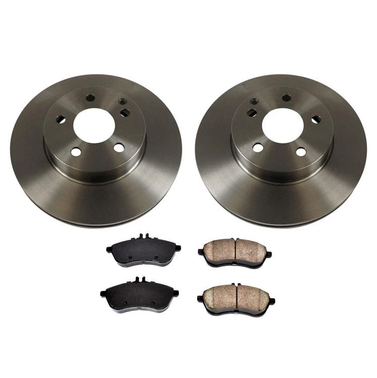 Front Brake Rotors Brake Pads for Mercedes Benz C230 08-09 Without Sport Package