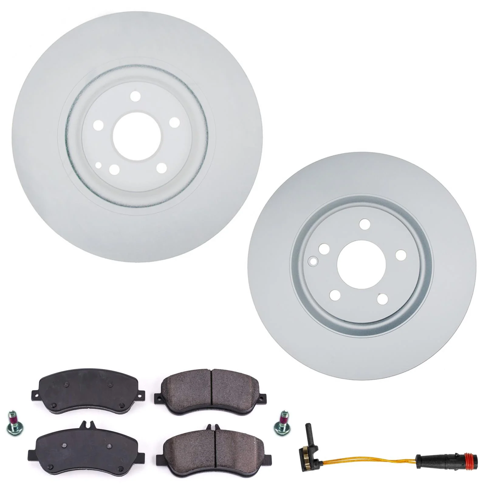 Front Carbon Coated Brake Rotors & EPS Brake Pads For GLK350 2010 2012 13 2015