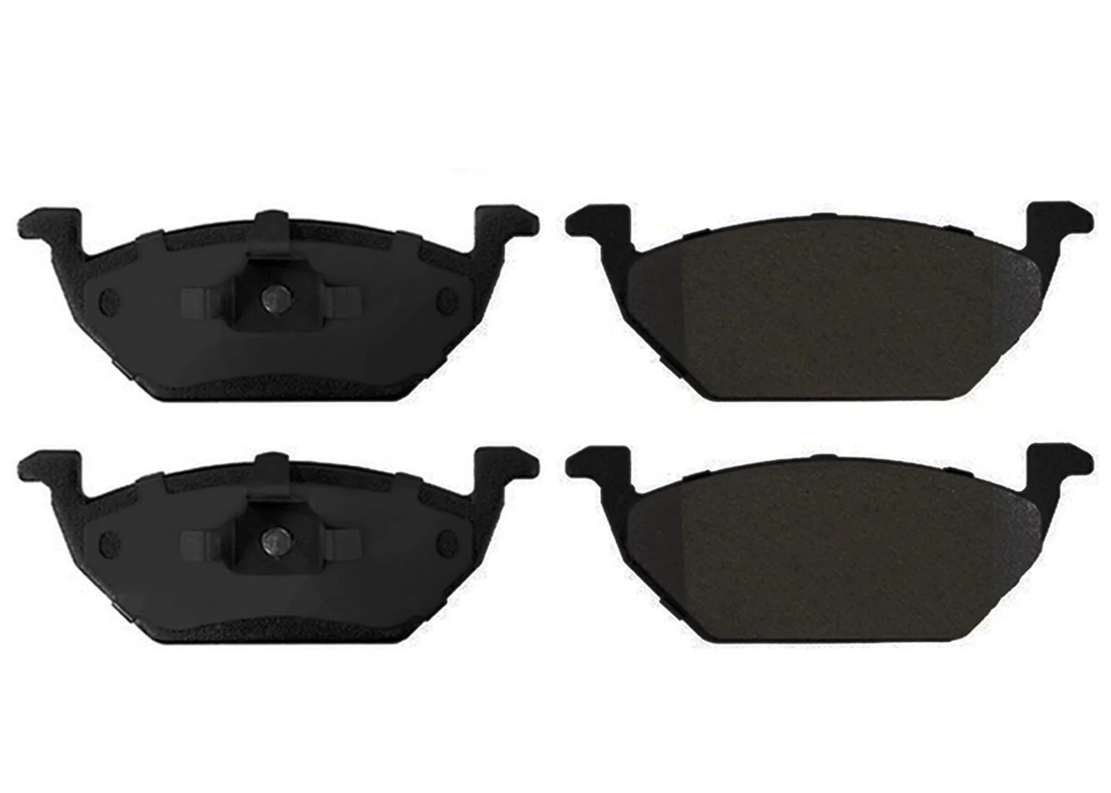 Front Carbon Coated Brake Rotors & EPS Brake Pads For Volkswagen Jetta S 11-17 - Image 3