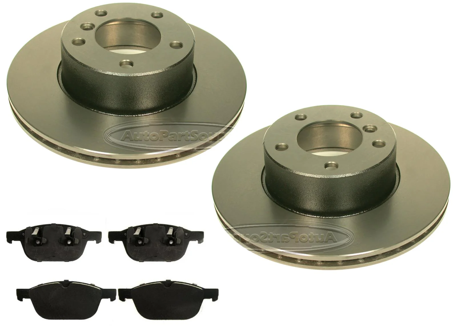 Front Carbon Coated Rotors & EPS Brake Pads For Volvo XC60 2010 2012 2013 2016