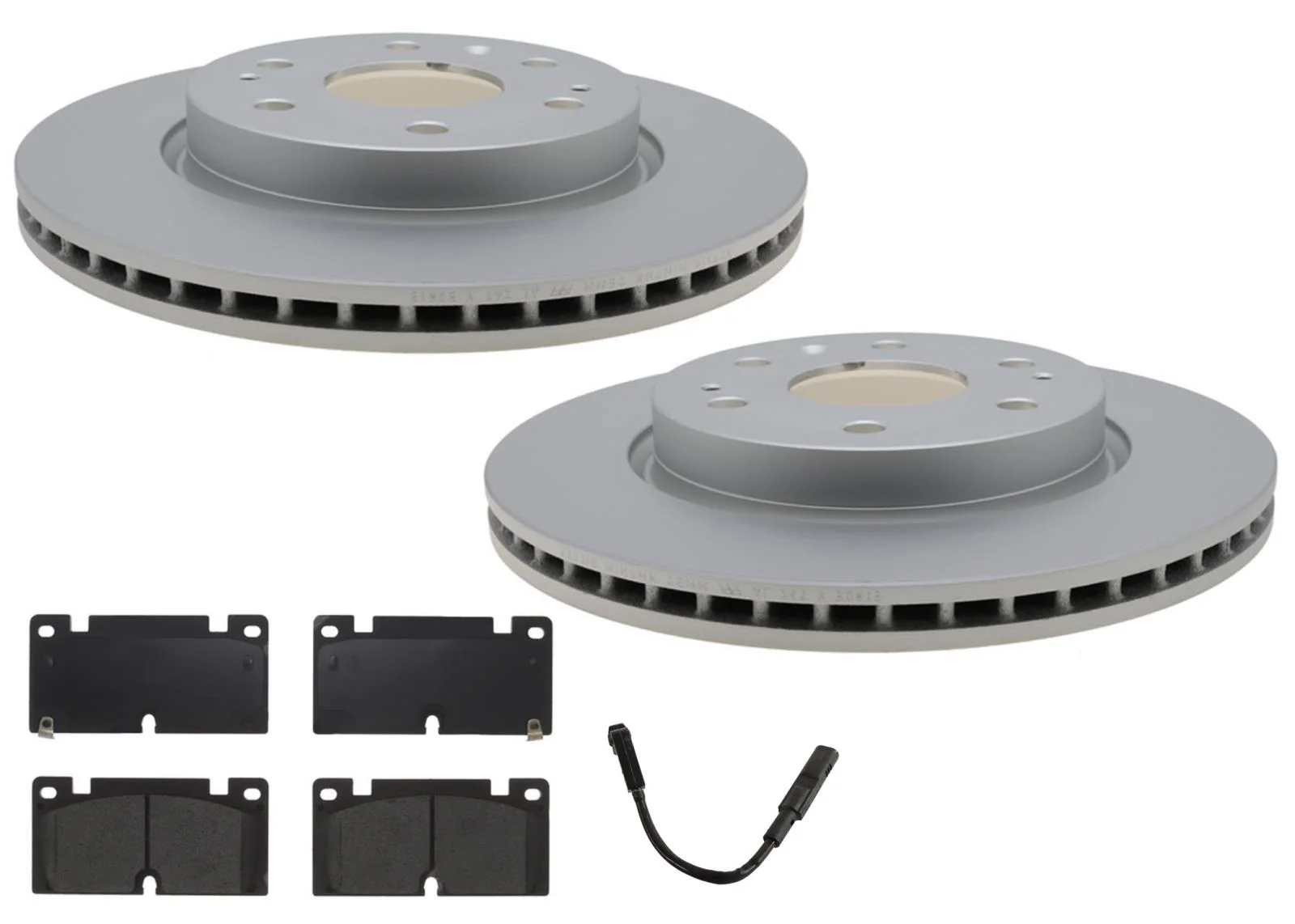 Front Coated Disc Brake Rotors Brake Pads for Chevrolet Colorado 2023 2024 2025