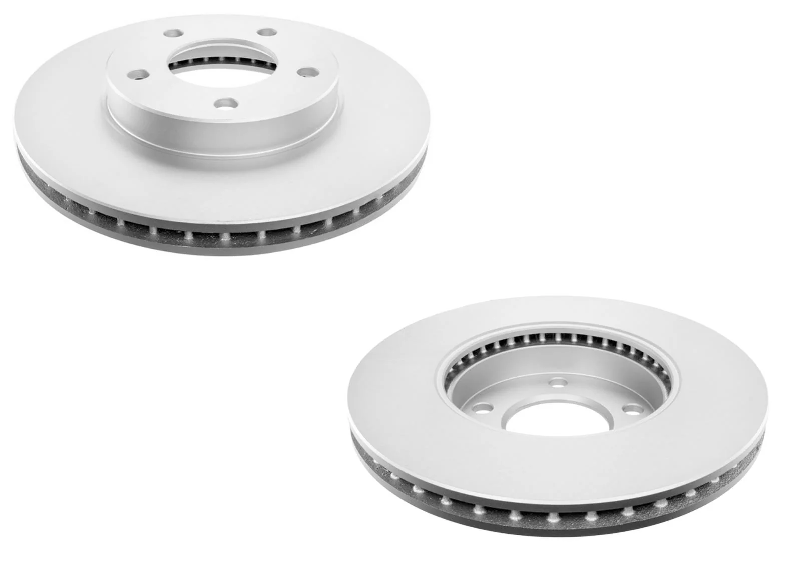 Front Coated Disc Brake Rotors Brake Pads for Ford Escape 2001 2002 2005 2007 - Image 2