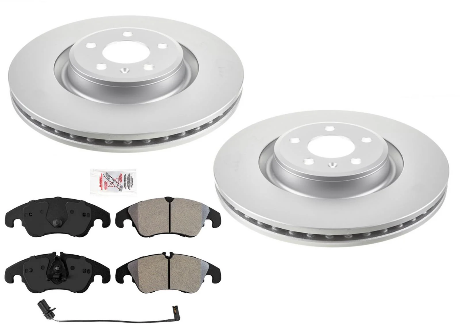 Front Coated Disc Rotors Disc Brake Pads for Audi A6 2012 2013 2.0L Engine