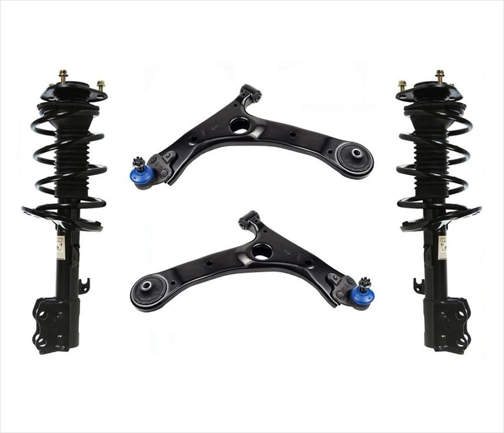 Front Coil Spring Struts Control Arms With Ball Joints For Toyota Corolla 14-19