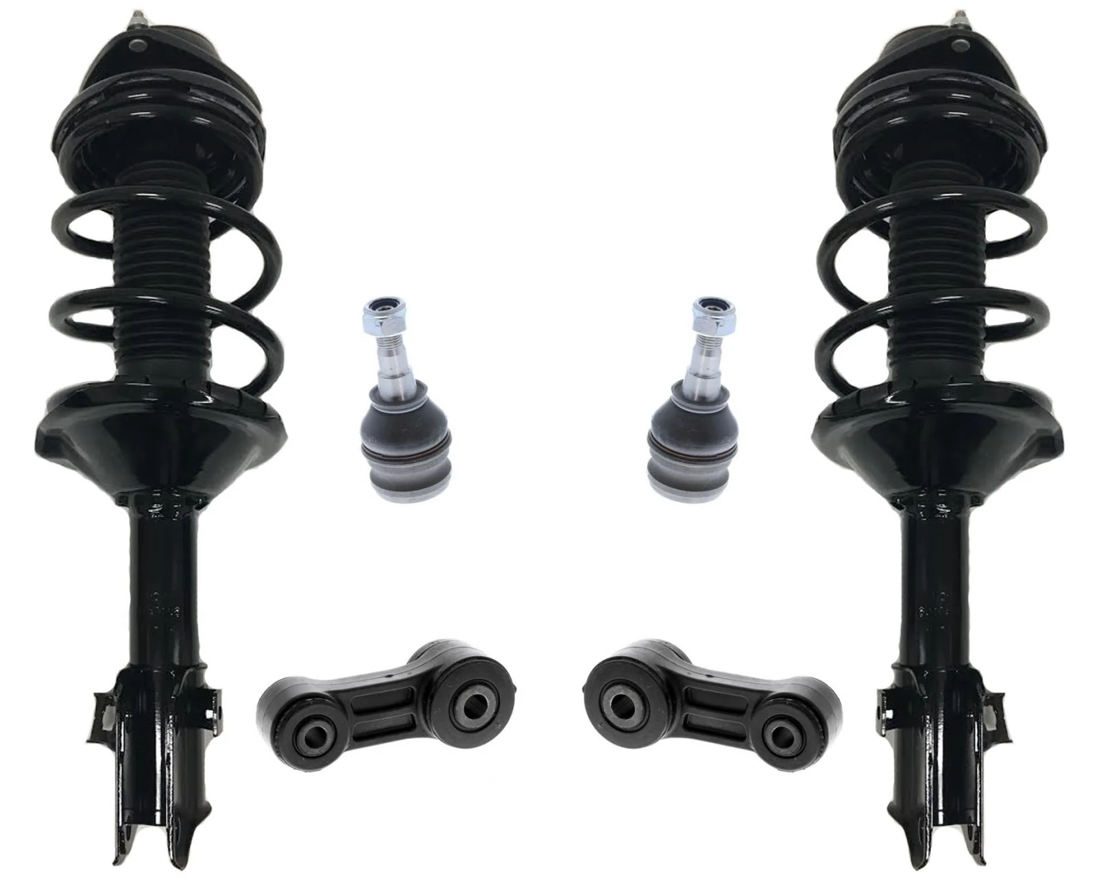 Front Coil Spring Struts for 93-01 Subaru Impreza All Wheel Drive WITH ABS 6pc