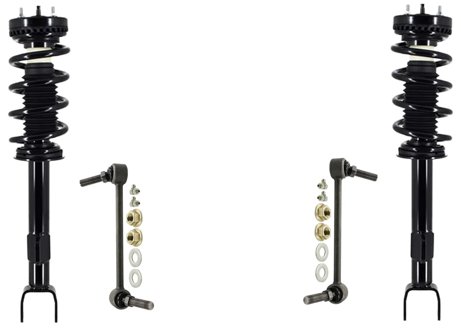 FRONT Coil Spring Struts for Dodge Charger R/T 5.7L RWD 2011 2019 2020 2021 2022