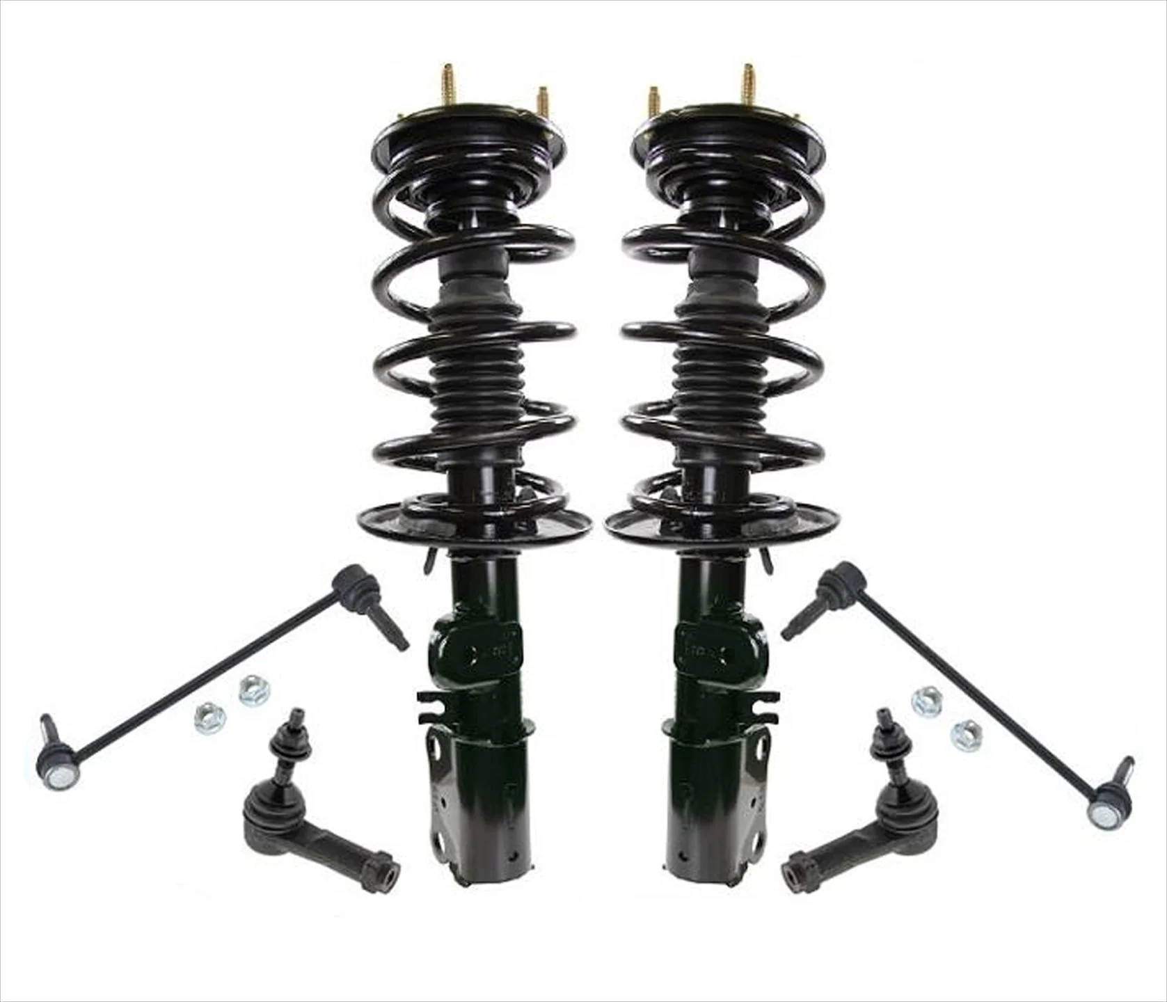 Front Coil Spring Struts For Front Wheel Drive 6 Speed Auto 2.0L Taurus 13-17
