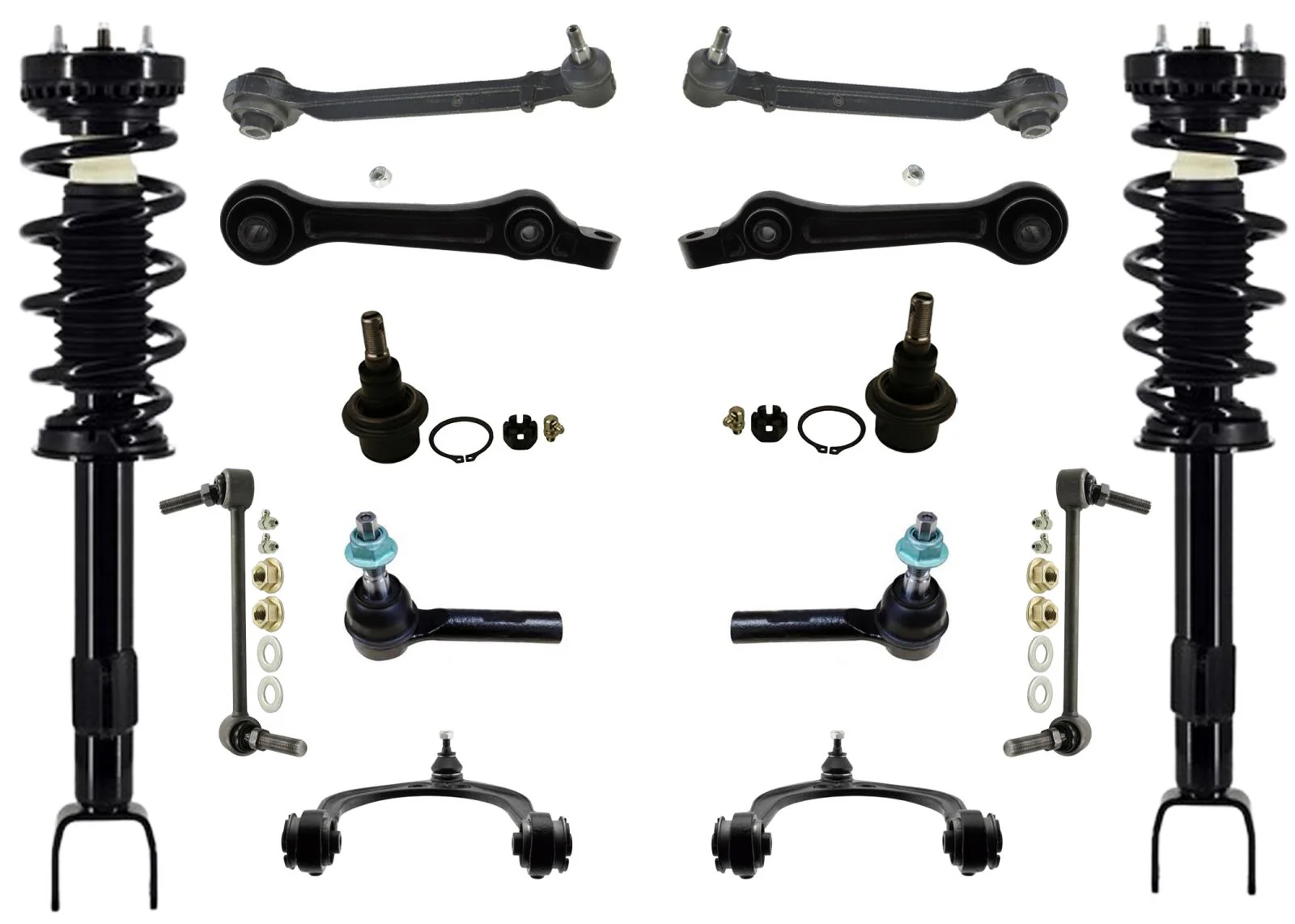 Front Coil Spring Struts Spring Assembly For Dodge Charger R/T Scat Pack 12-16