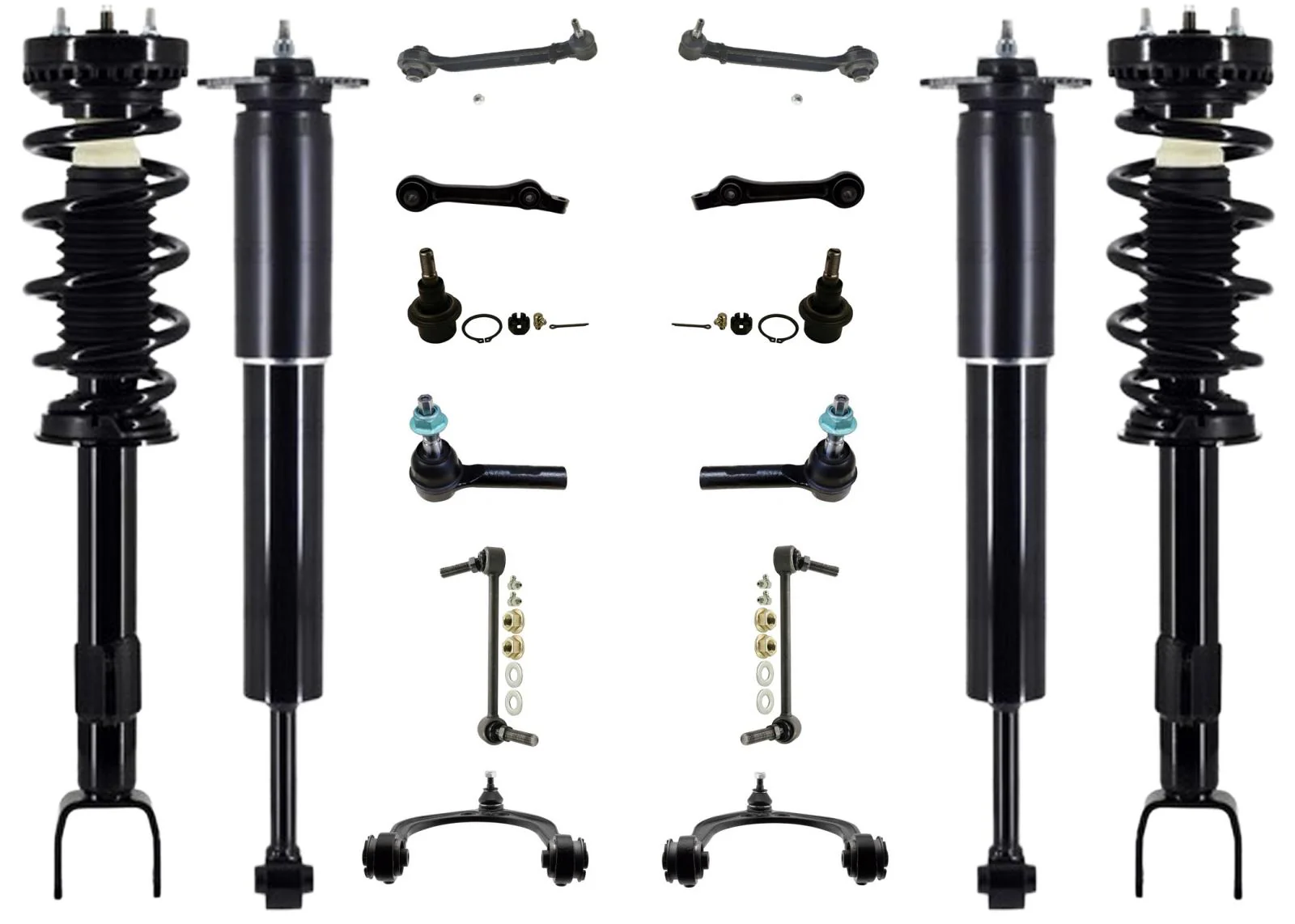 Front Coil Spring Struts Spring Assembly For Dodge Charger R/T Scat Pack 12-16