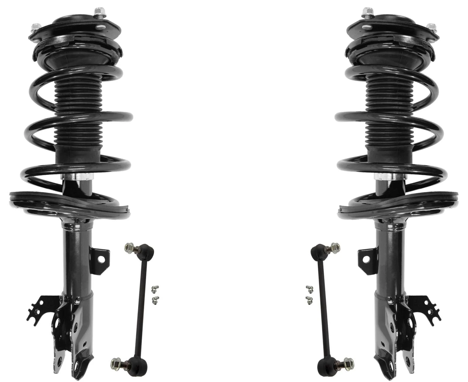 Front Complete Coil Spring Struts Sway Bar Links for 2016-2018 Toyota Avalon XLE