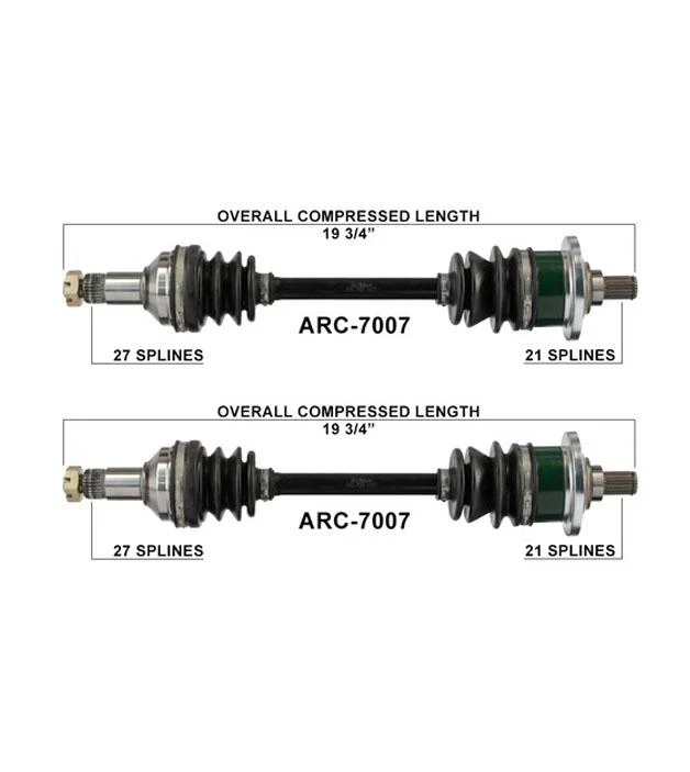 Front Complete CV Axle Shafts For 2005 Arctic Cat 250 300 400 Four Wheel Drive