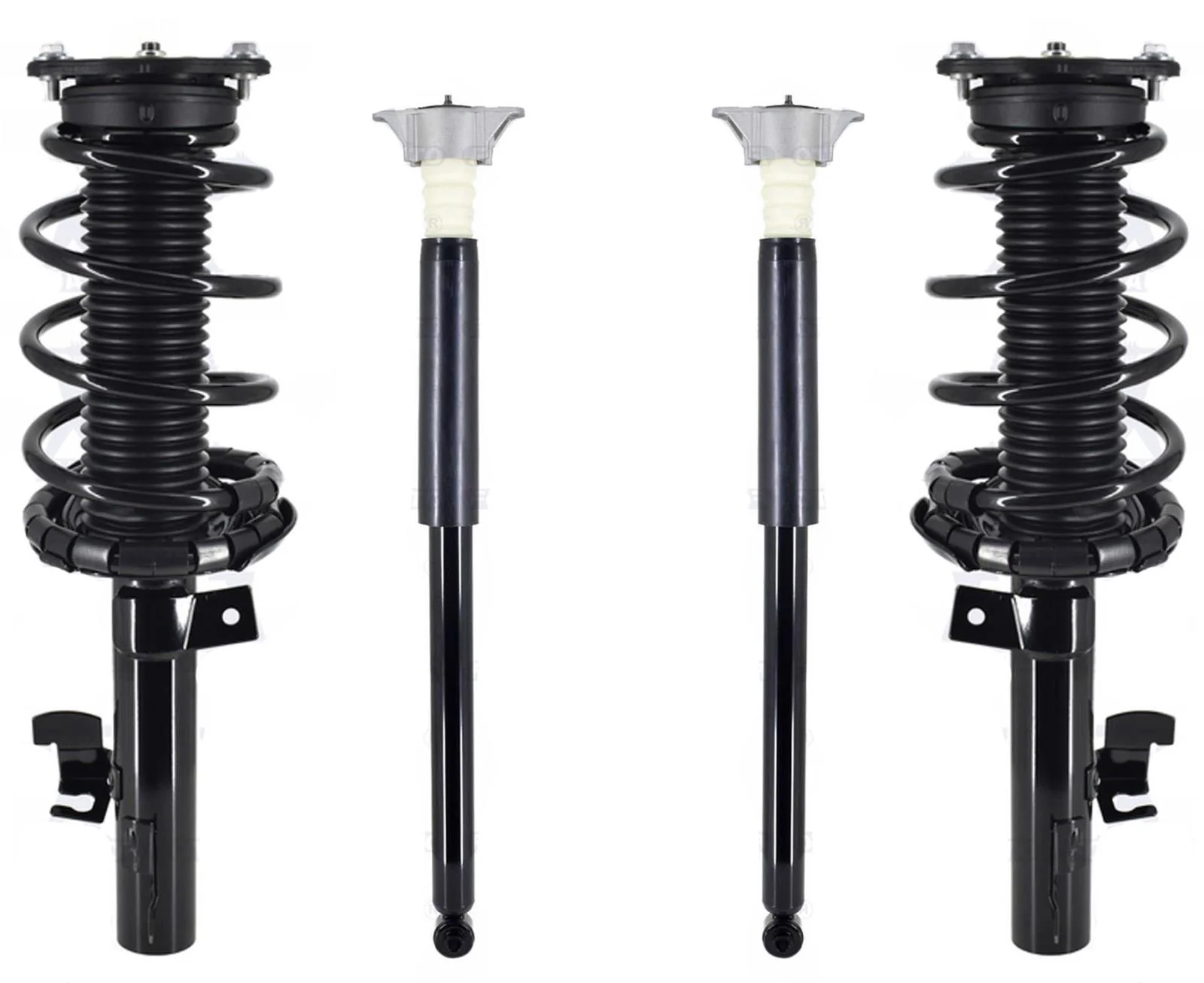 Front Complete Strut Assembly & Complete Rear Shock For Mazda 3 2004-2009