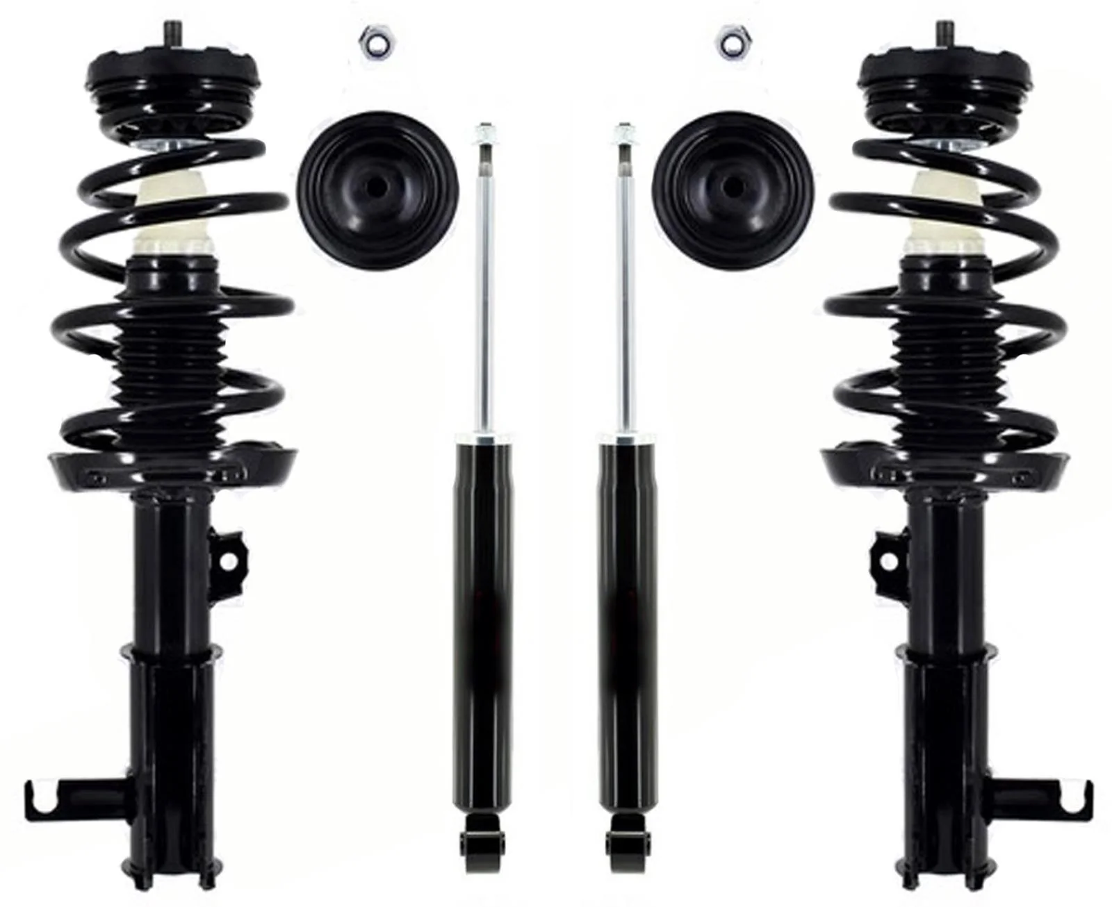 Front Complete Strut Assembly W Spring & Rear Shocks For Cadillac XTS 2013-2019