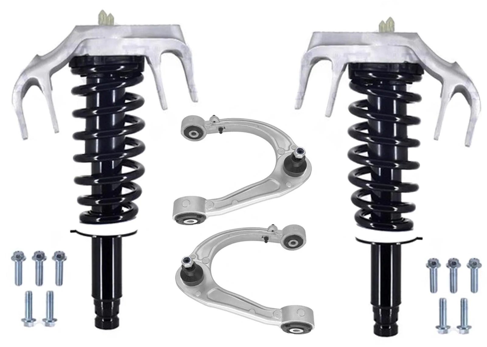 Front Complete Strut & Upper Arms For Cadillac CTS All Wheel Drive 2008-2014