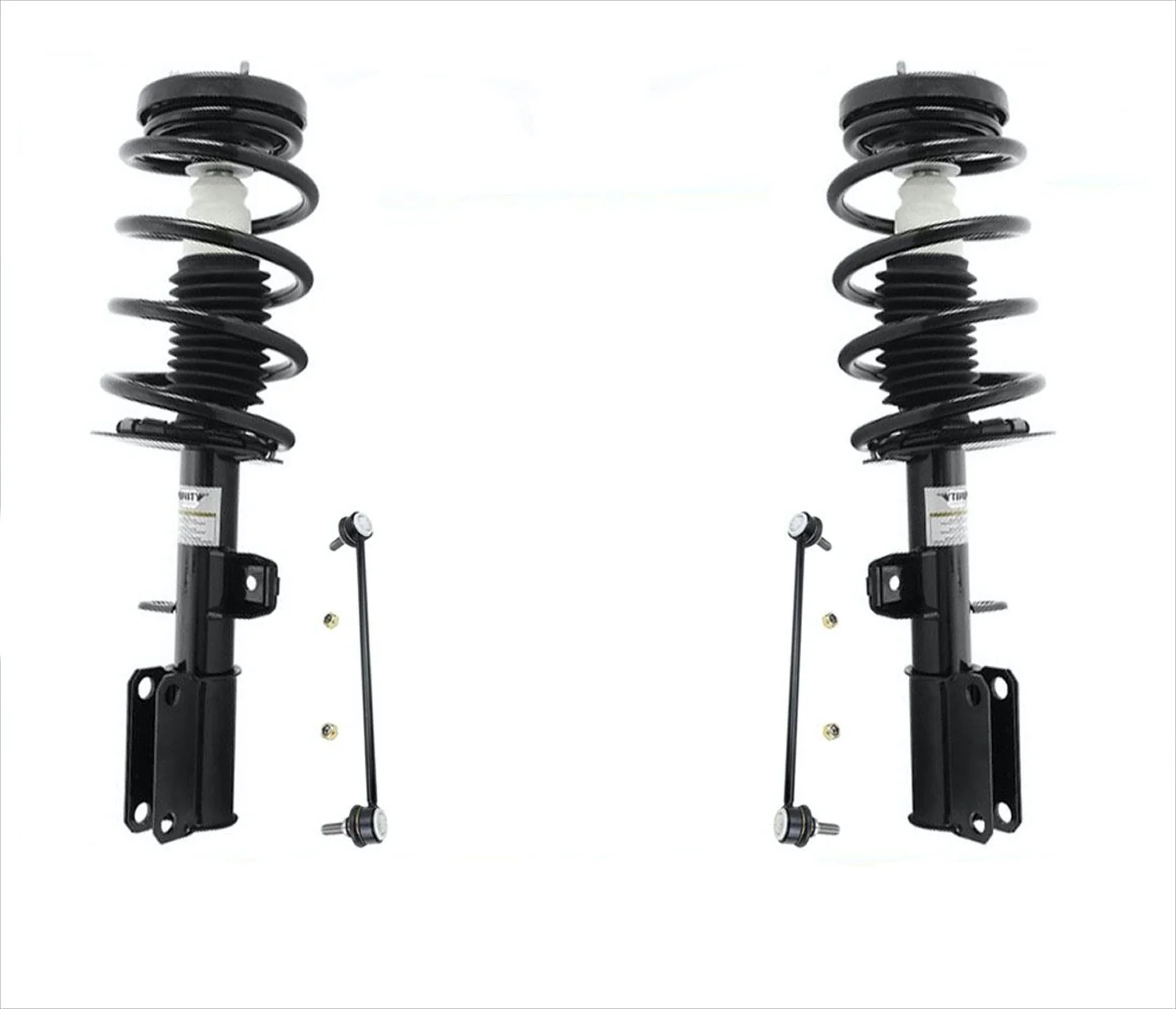 Front Complete Struts Assembly & Front Sway Bar Links Fits 2000-2006 BMW X5