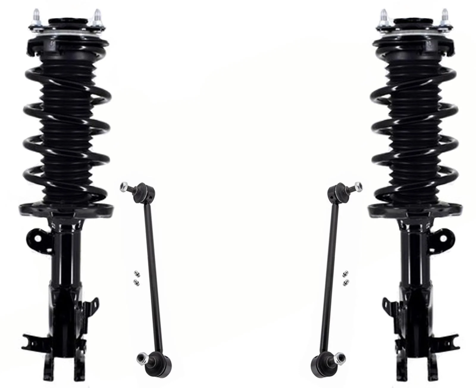 Front Complete Struts Assembly & Links For Honda Civic SI Coupe 2012-2013