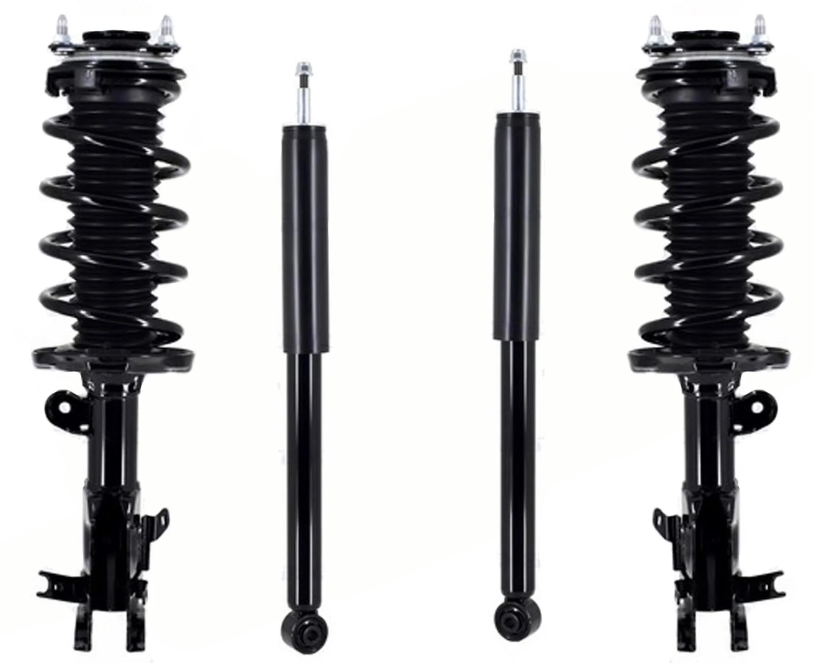 Front Complete Struts Assembly & Rear Shocks For Honda Civic SI Coupe 2012-2013