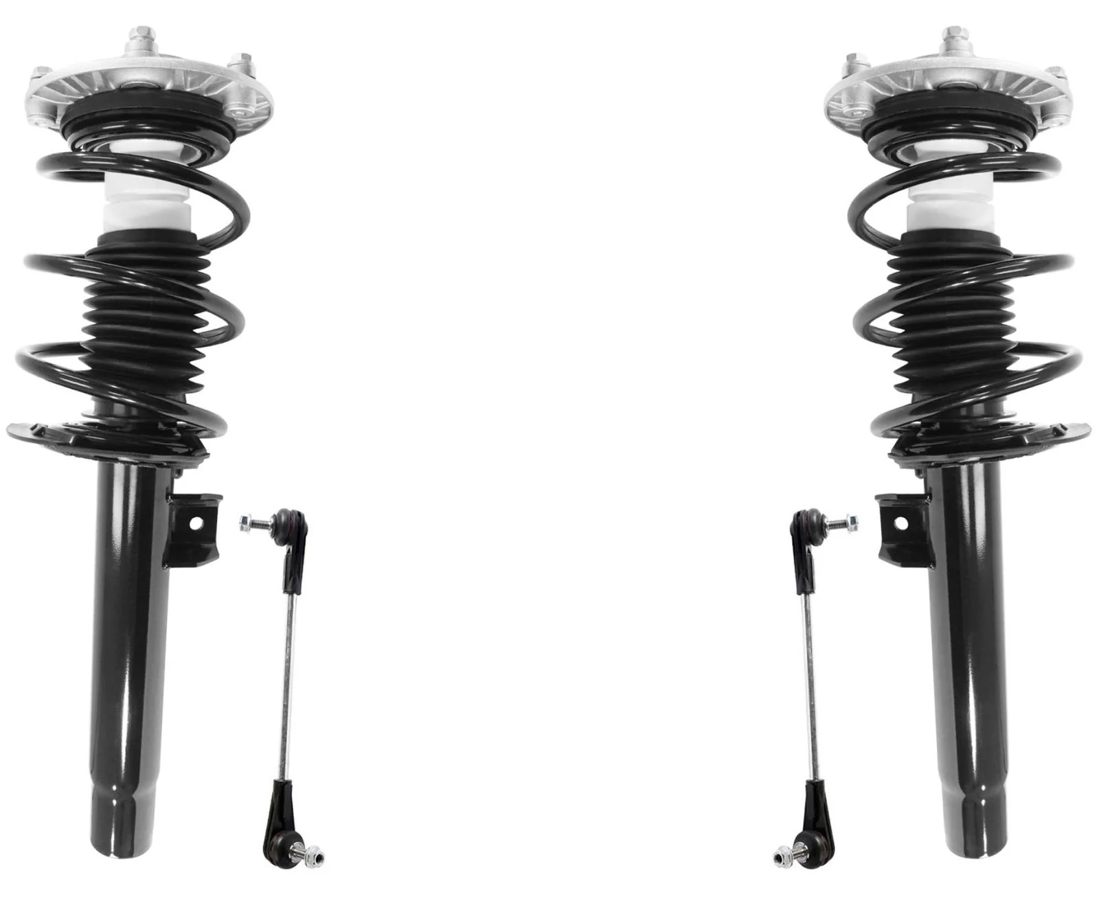Front Complete Struts Assembly & Sway Bar Links For BMW 320I 2013-2015