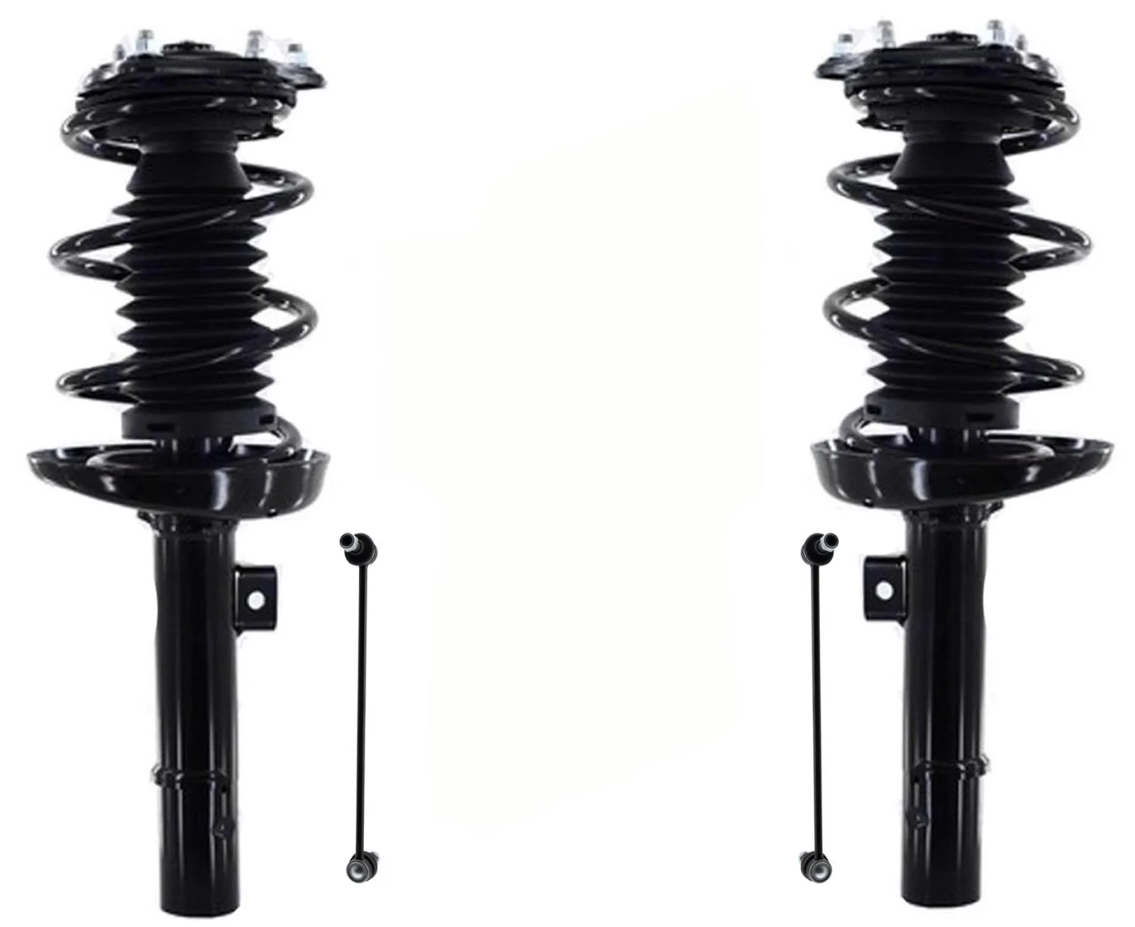 Front Complete Struts Assembly & Sway Bar Links For Honda Civic Sedan 2016-2021