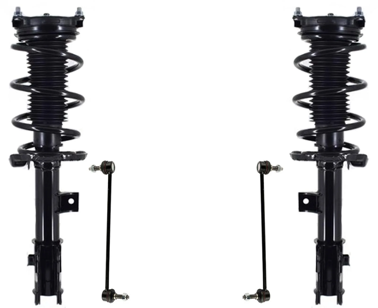 Front Complete Struts Assembly & Sway Bar Links For Hyundai Santa Fe 2019-2020