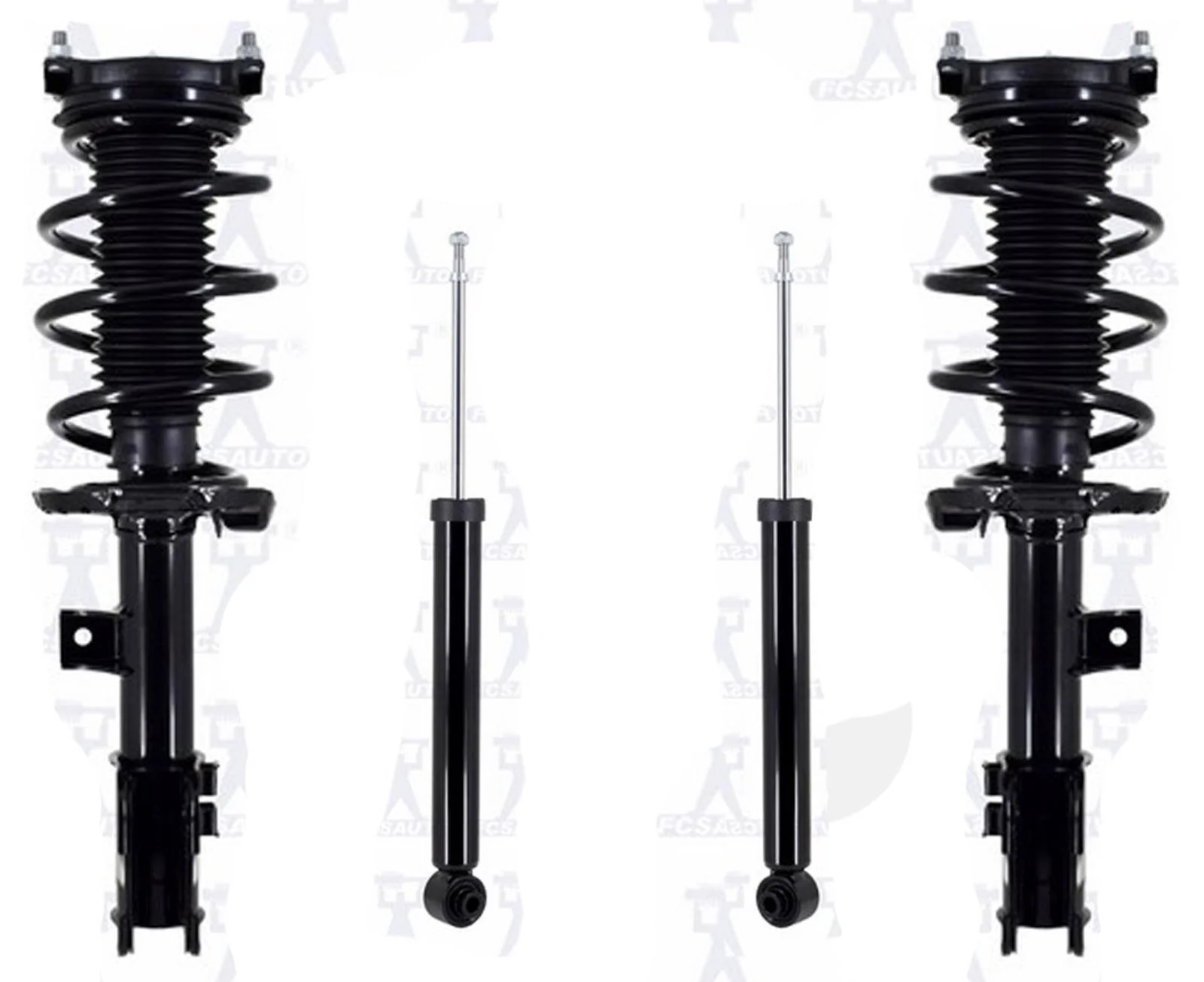Front Complete Struts Coil Spring & Rear Shocks Fits 2016-2020 Kia Sorento