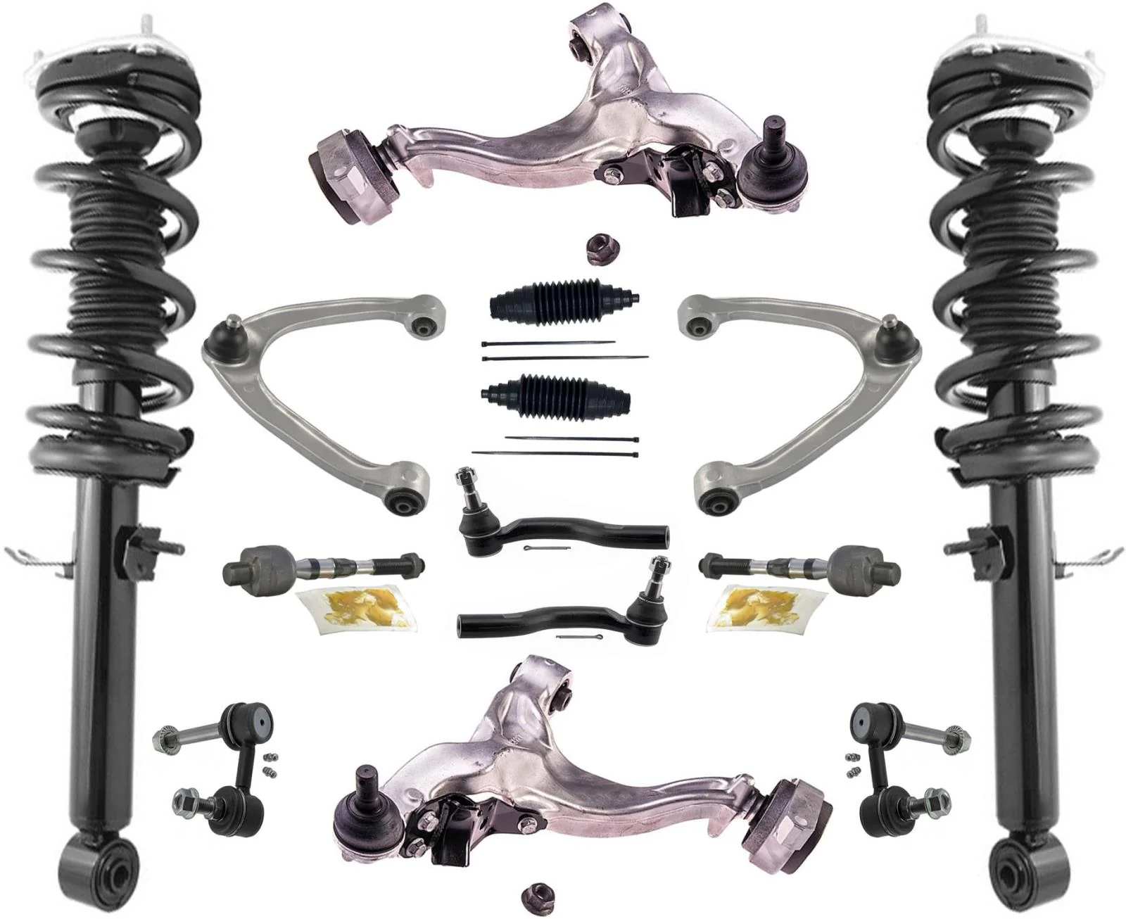 Front Complete Struts Control Arms Tie Rods & Links For Nissan 370Z 2009-2020
