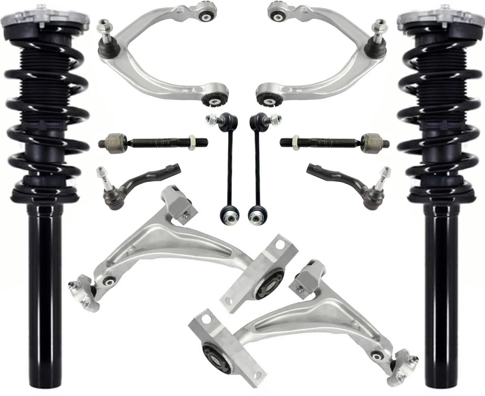 Front Complete Struts Control Arms Tie Rods Links For Volvo XC90 T5  2016-2017