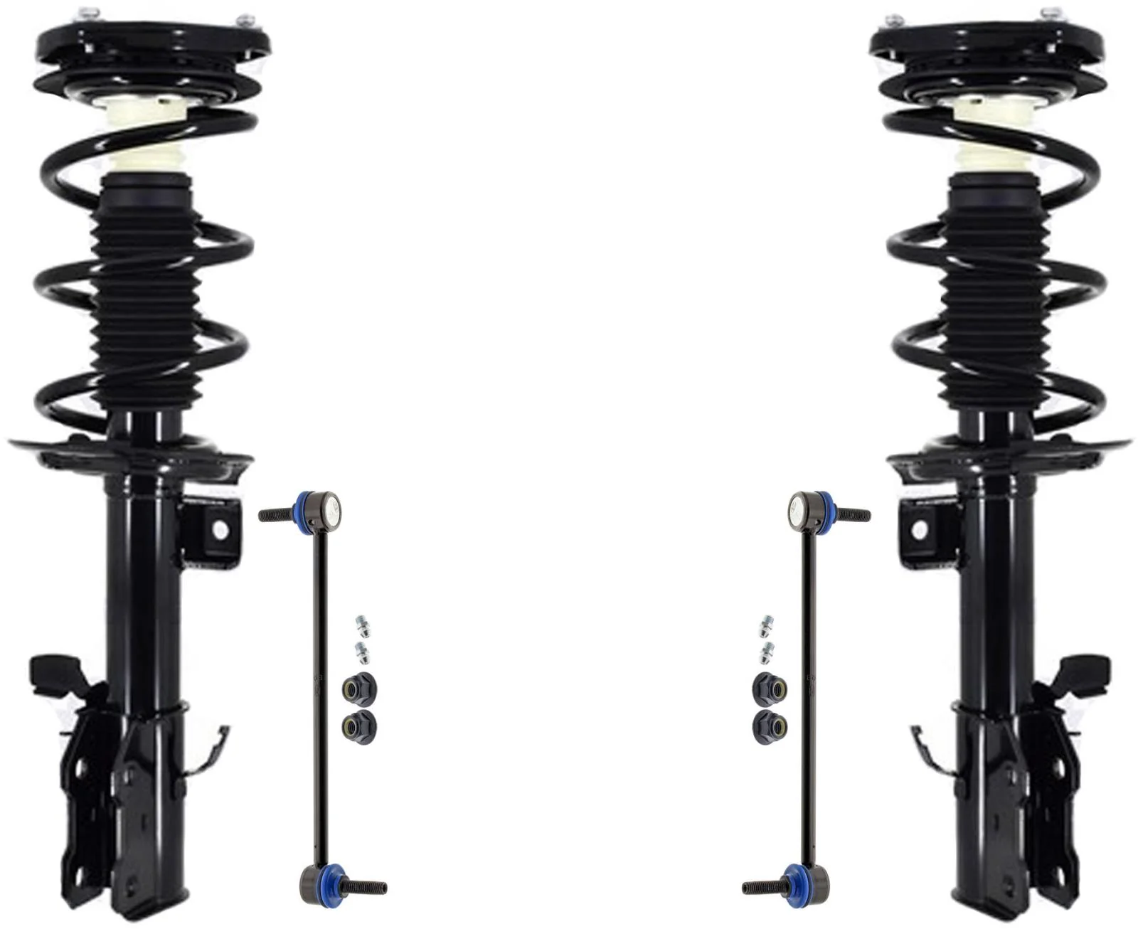 Front Complete Struts & Links For Ford Escape 1.5L All Wheel Drive 2020-2022