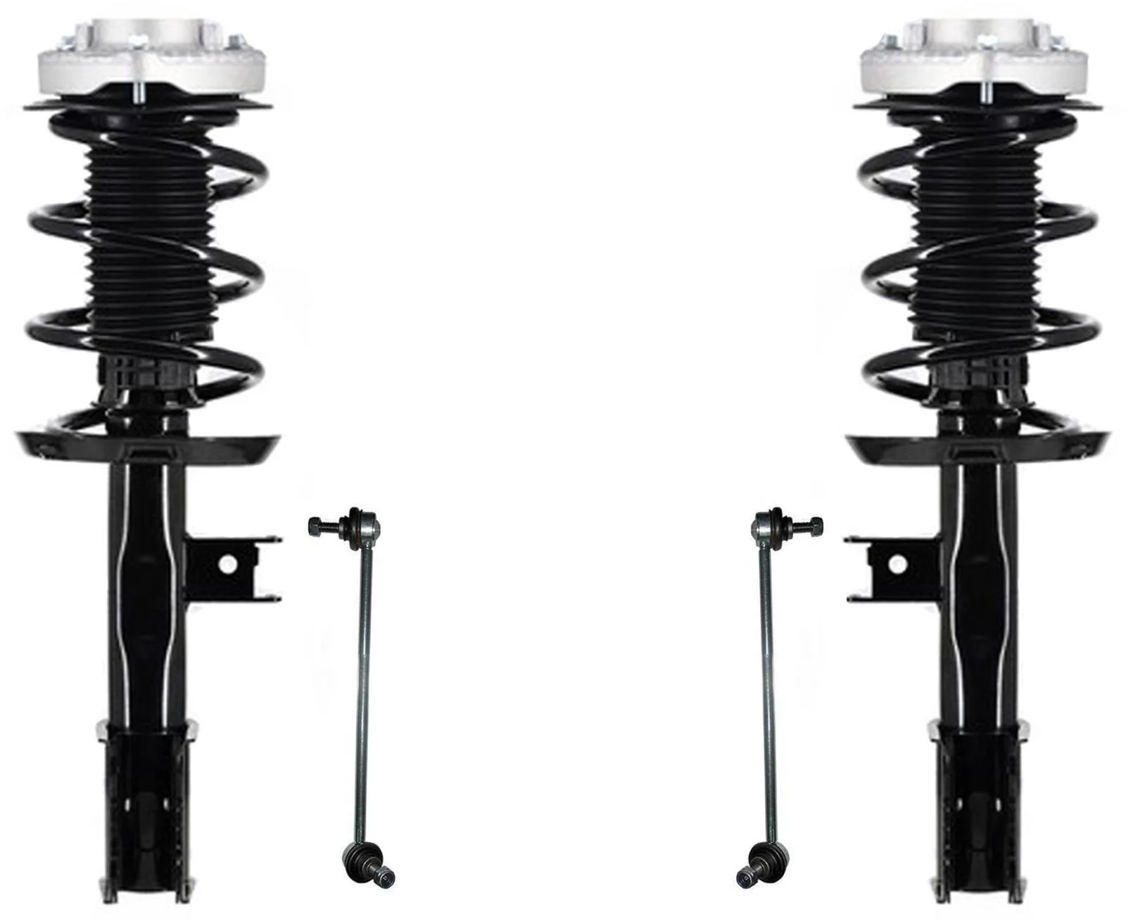 Front Complete Struts & Links For GLA250 2015 16 2020 W/ High Ground Clearance