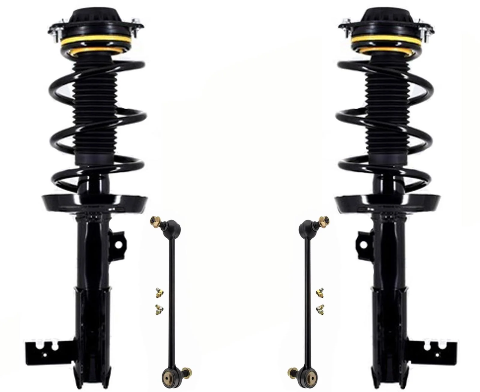 Front Complete Struts & Links For GMC Terrain 1.6L 4 Wheel Drive 2018-2020