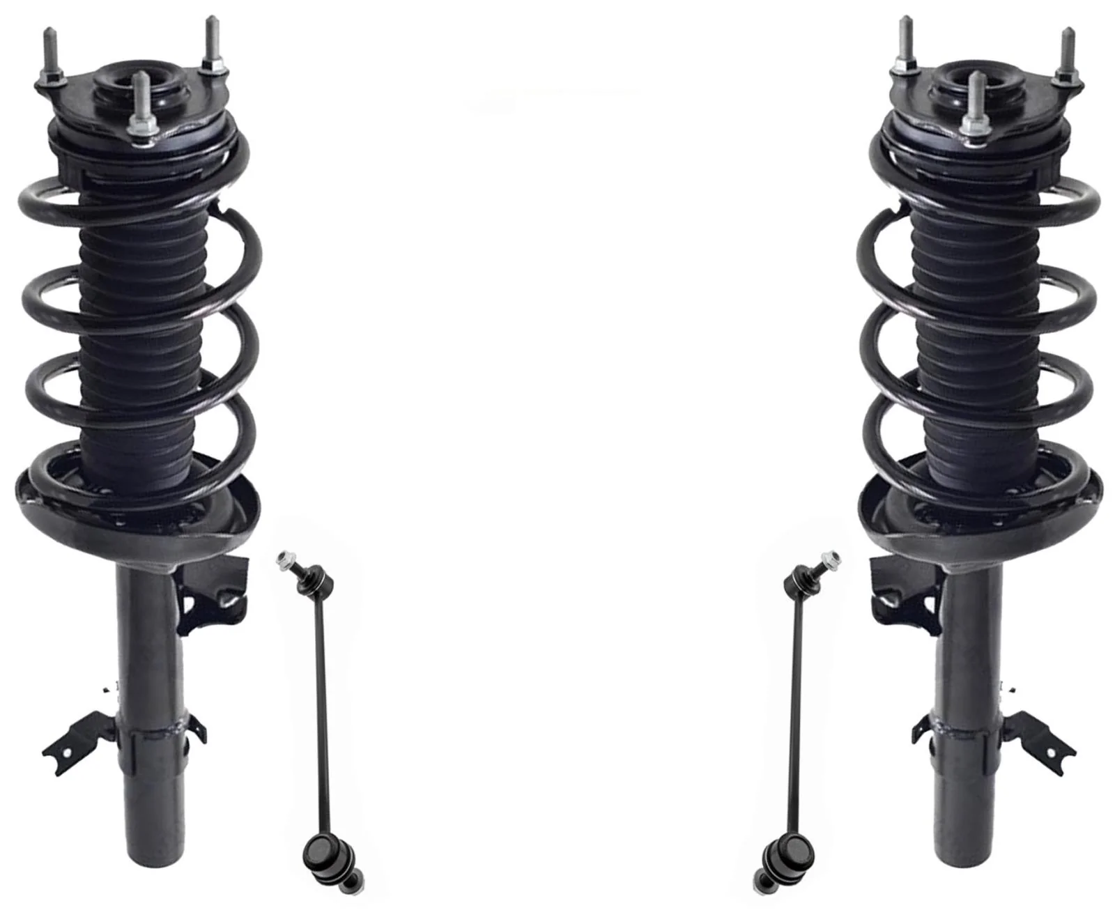 Front Complete Struts & Links For Honda Passport 2019-2023 Front Wheel Drive