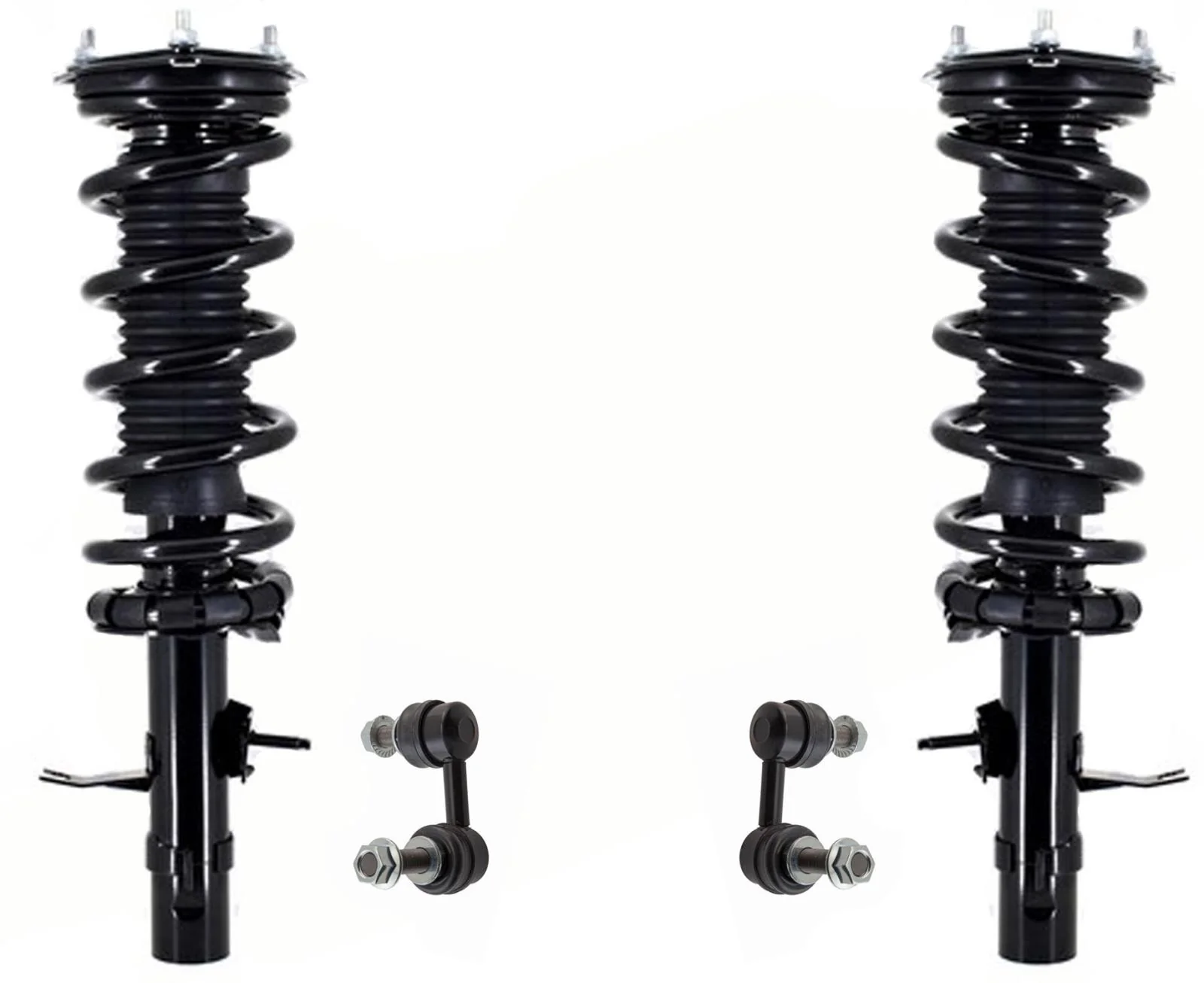 Front Complete Struts & Links For Infiniti M35 X All Wheel Drive 2006-2010