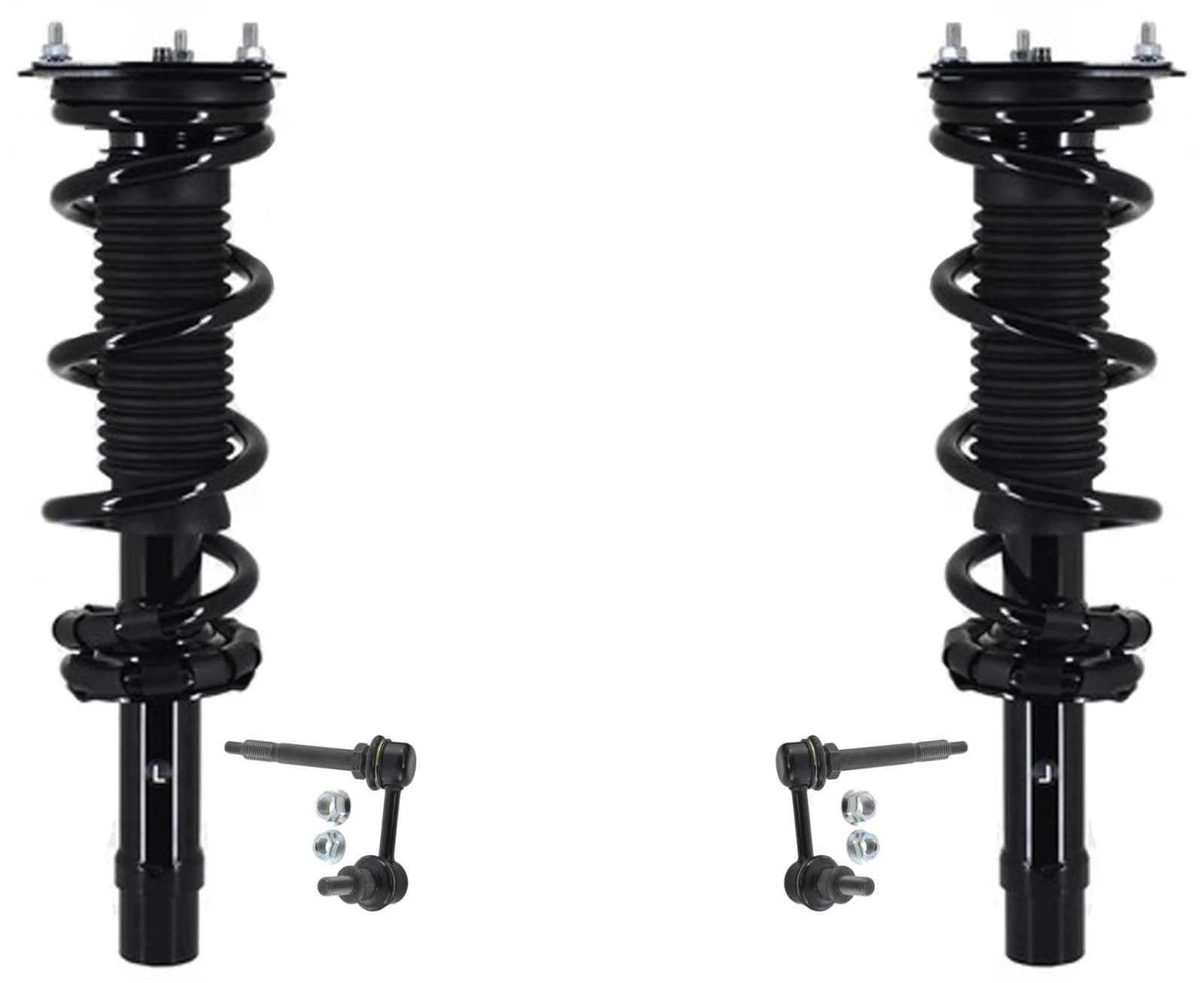 Front Complete Struts & Links For Infiniti Q60 Sport 2017 2018 All Wheel Drive