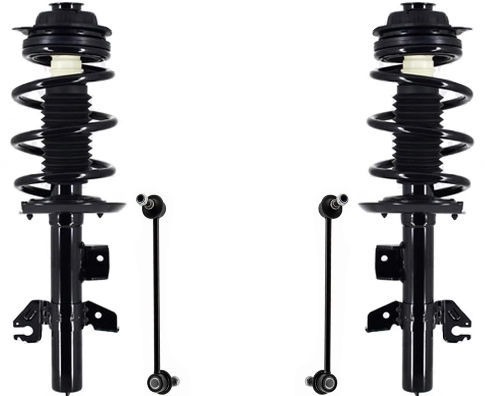 Front Complete Struts & Links For Jeep Cherokee 2019 2020 2022 Front Wheel Drive