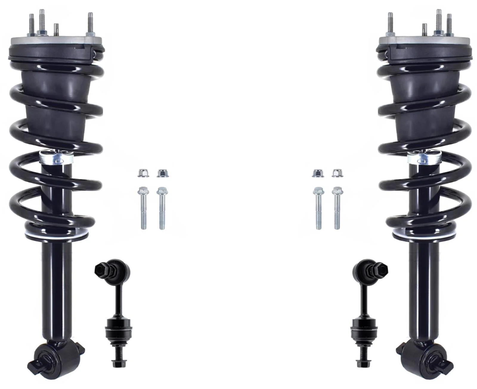 Front Complete Struts & Links For Silverado 1500 2019 2022 2023 4 Wheel Drive