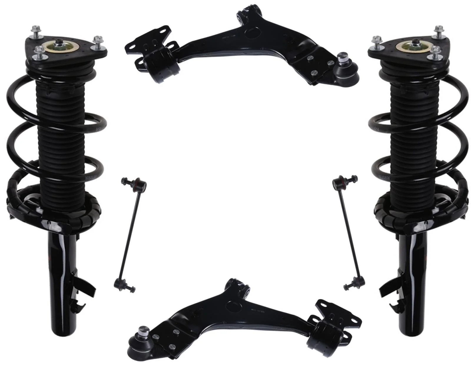 Front Coil Spring Struts Lower Control Arms & Links Fits 2013-2019 Ford Escape