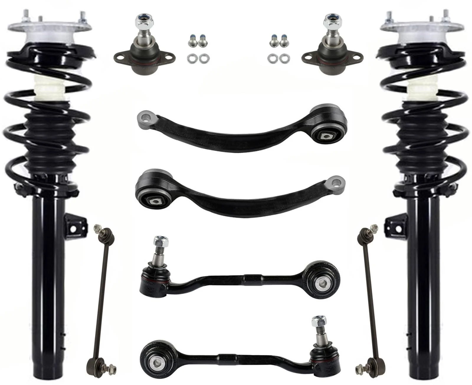 Front Complete Struts Lower Control Arms & Links For BMW X1 XDrive35i 2013-2015