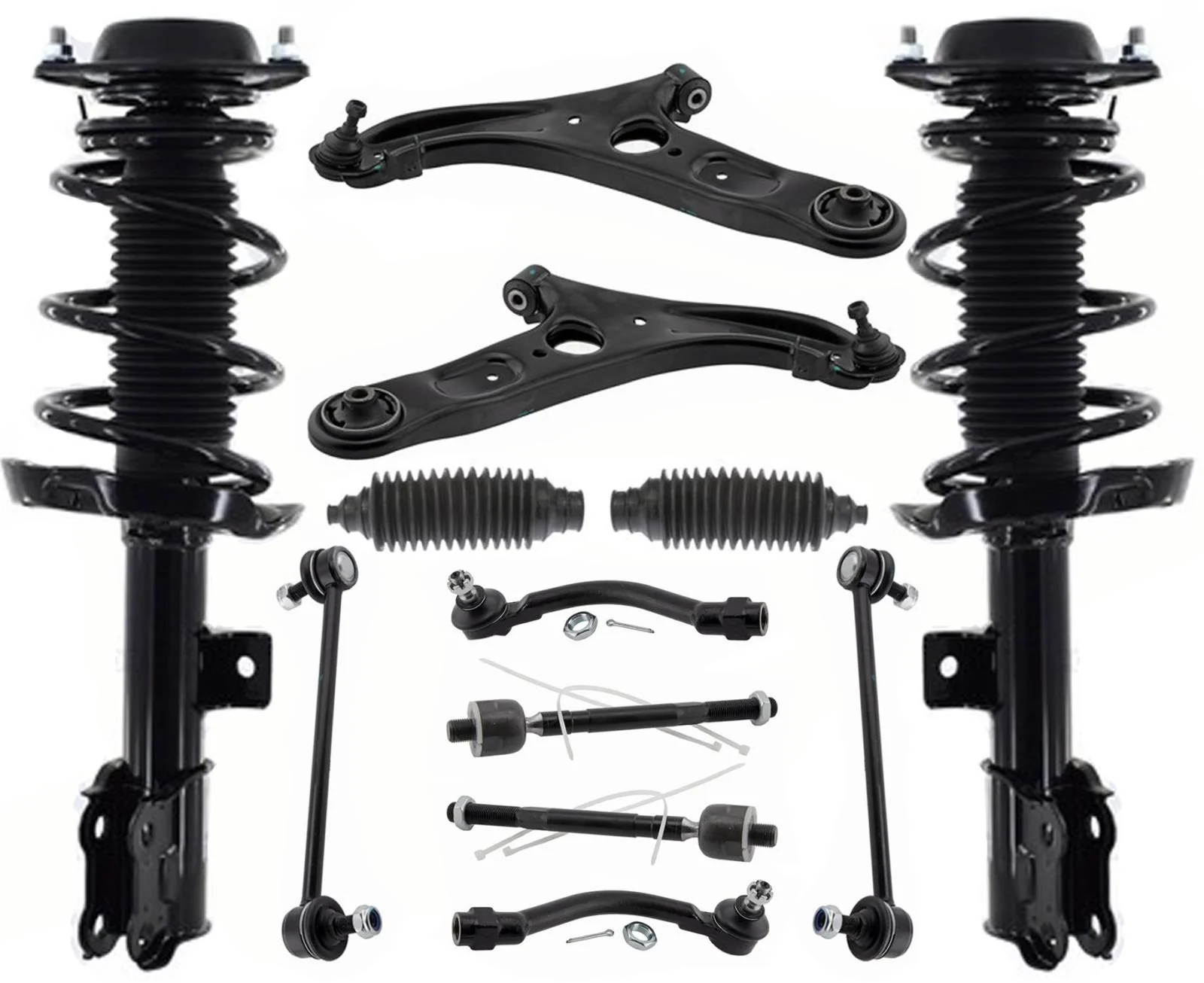 Front Complete Struts Lower Control Arms & Links For Hyundai Veloster 2013-2017