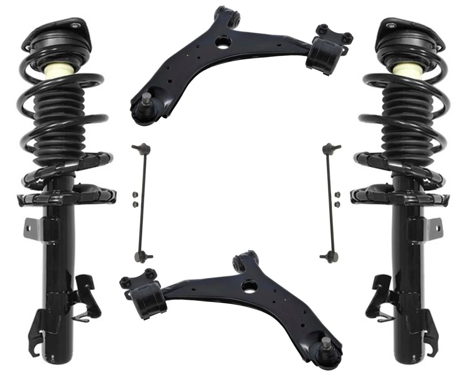Front Complete Struts Lower Control Arms & Sway Bar Links For Mazda 5 2006-2015