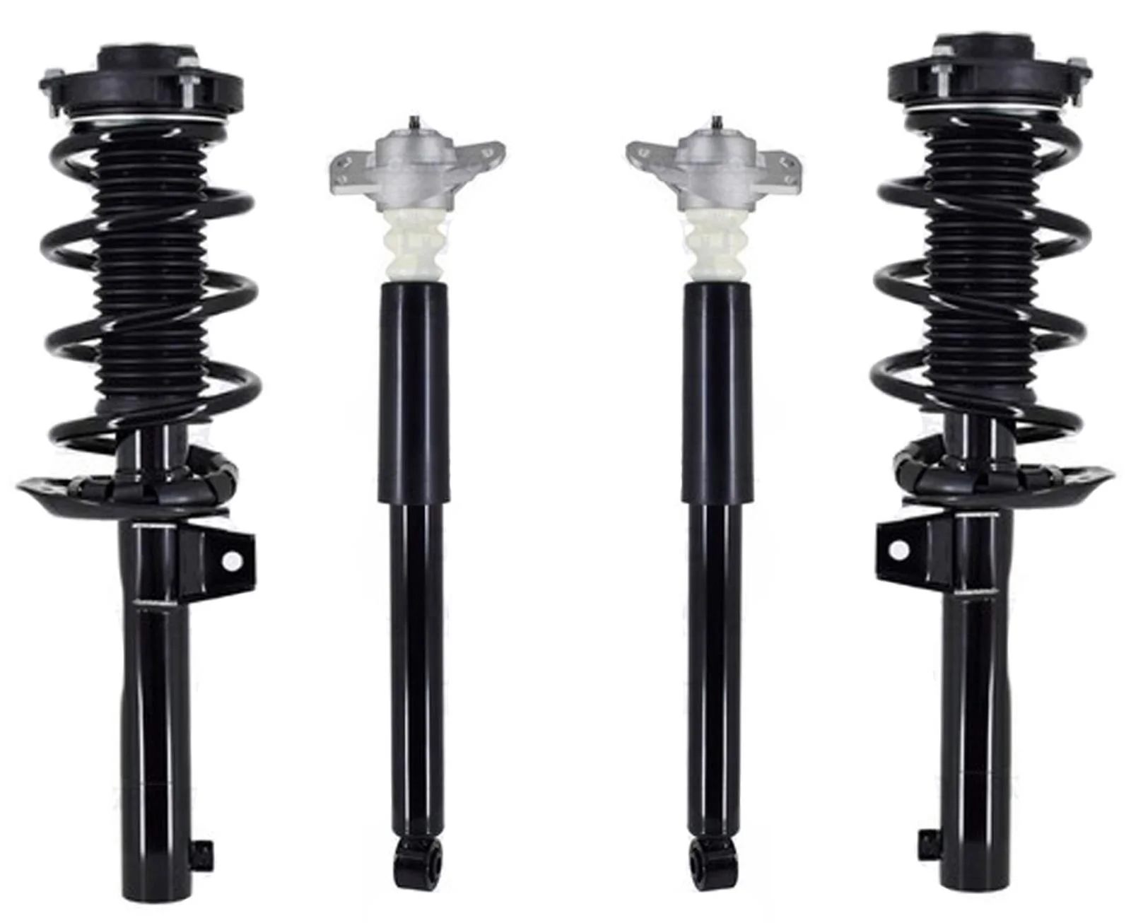 Front Complete Struts & Rear Complete Shocks For Jetta 2011-15 W/ 50 MM Housing