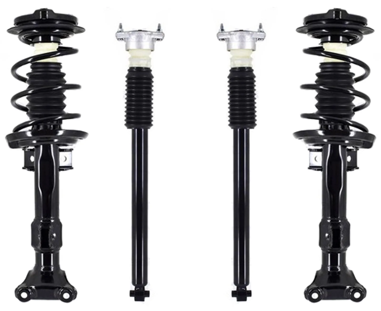 Front Complete Struts & Rear Shock Absorber For Mercedes Benz C250 10-2014 RWD
